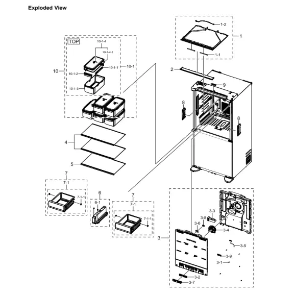 Samsung RQ48T94B277/AA Parts Diagram PDF