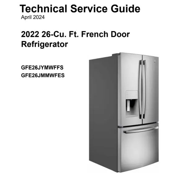 GE GFE26JYMWFFS Service Manual PDF