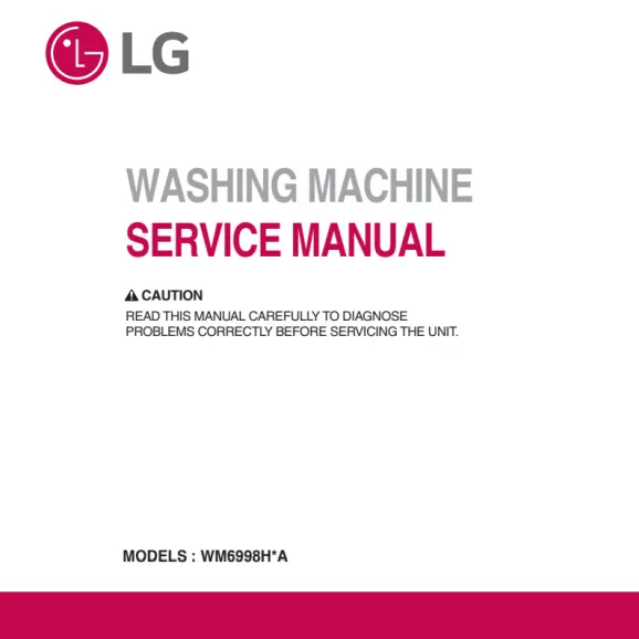 LG WM6998HBA Service Manual PDF