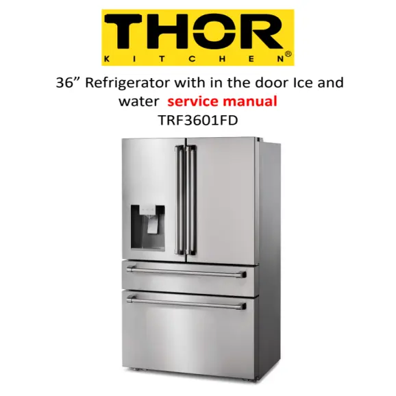 Thor TRF3601FD Service Manual PDF