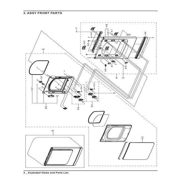 Samsung DVG55A7700VA3 Parts Diagram PDF