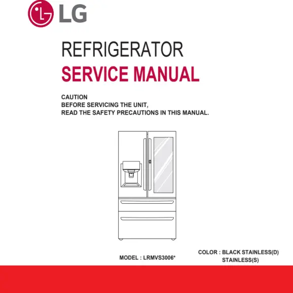 LG LRMVS3006S Service Manual PDF