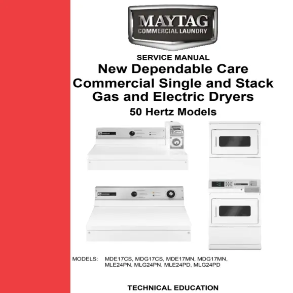 Maytag MLG24PNAGW0 Service Manual PDF
