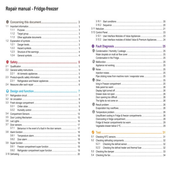 Bosch KGB86XIEP Service Manual PDF