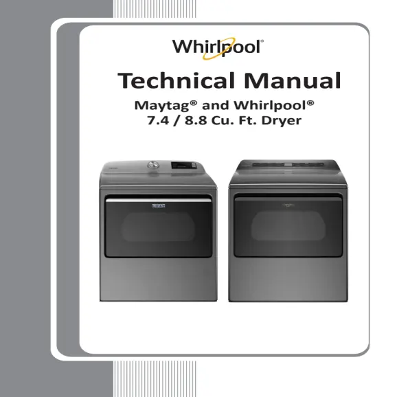 Whirlpool WED5100HC Service Manual PDF