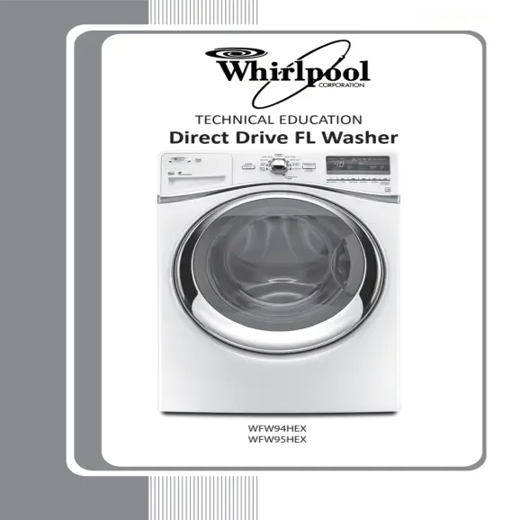 Whirlpool WFW94HEX and WFW95HEX Service Manual PDF