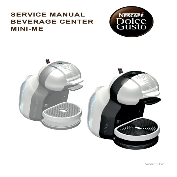 DeLonghi MiniMe EDG305 Service Manual PDF