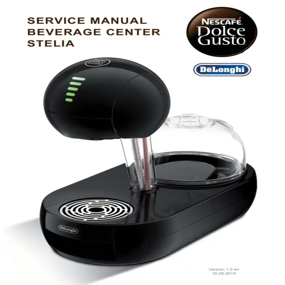 DeLonghi Stelia EDG635 and EDG636 Service Manual PDF