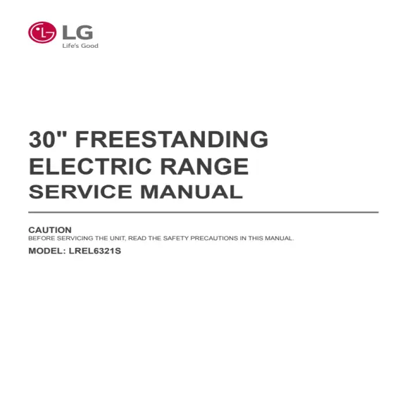 LG LREL6321S Service Manual PDF