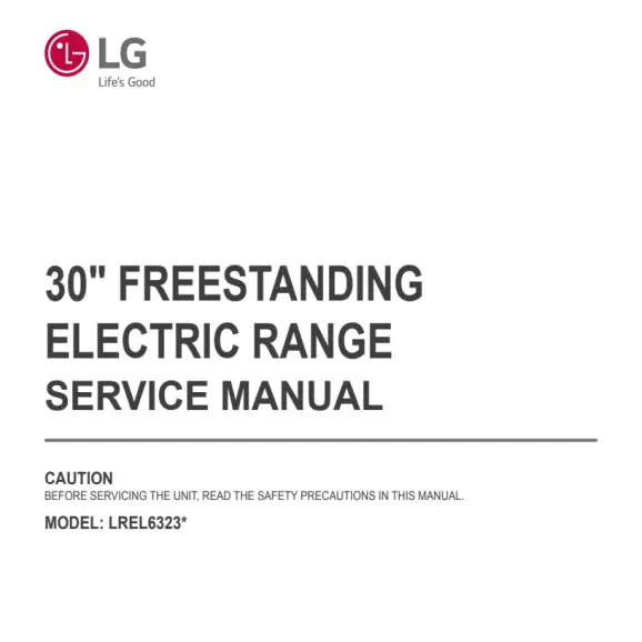 LG LREL6323S Service Manual PDF