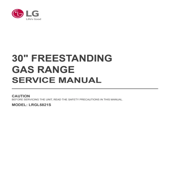 LG LRGL5821S Service Manual PDF