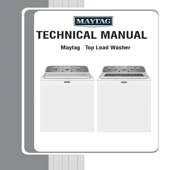 Maytag MVW5435PW0 Service Manual PDF