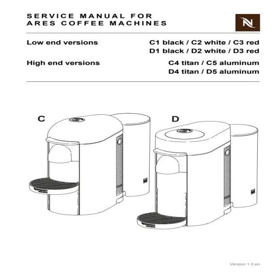 Nespresso GCB2 Service Manual