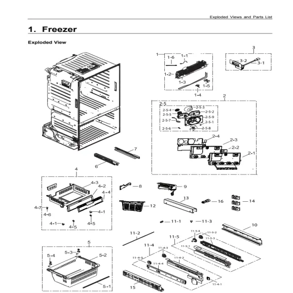 Samsung RF26J7510SR/AA Parts Diagram PDF