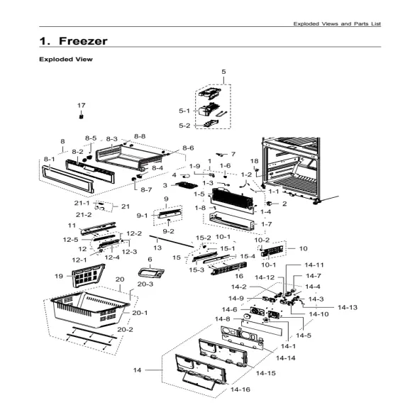 Samsung RF26VABPN/XAA Parts Diagram PDF