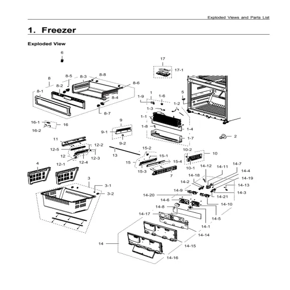 Samsung RF26XAEPN/XAA Parts Diagram PDF
