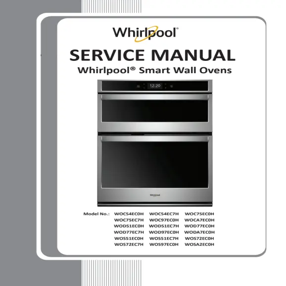 Whirlpool WOC75EC0HS Service Manual PDF