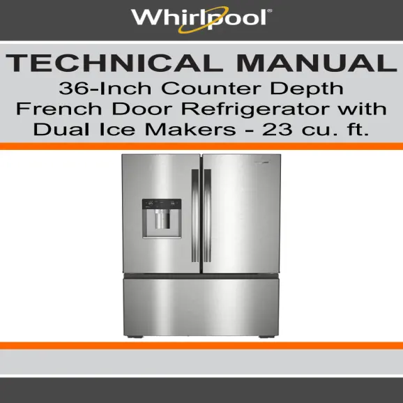 Whirlpool WRFC5236RZ and WRFC7036RZ Service Manual PDF