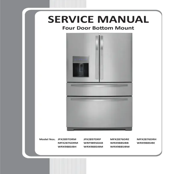 Whirlpool WRX988SIBH Service Manual PDF